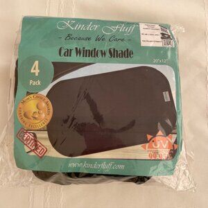 Kinder Fluff Car Window Shade - Certified - 20"x12" set of 4. NEW in package